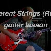 Different Strings Rush Guitar Lesson