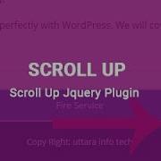 Scroll Up How To Set Scroll Up Jquery Plugin HTML CSS Jquery