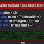 Java Tutorial Programmieren Textausgabe Und Datenstrukturen Java Programmieren Lernen Deutsch