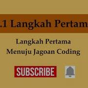 1 1 Langkah Pertama Pemrograman Java