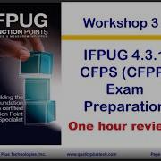 IFPUG 4 3 1 Certified Function Point Specialist CFPS Exam Preparation Review 1 Hour