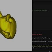 3D Mesh Cutting With Python Vedo