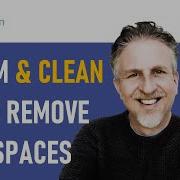 Функция TRIM в Excel TRIM CLEAN для удаления начальных и конечных пробелов справа и слева от