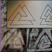How To Draw Viking Patterns 119 Valknut Odin S Triangle Part 1 Of 3