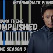 Squid Game Season 3 Accomplished Ending Theme Intermediate Piano Tutorial