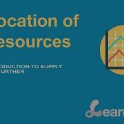 Allocation Of Resources Supply Part 2