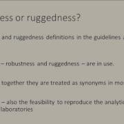 Robustness And Ruggedness Introduction