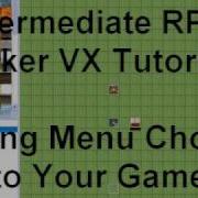 RPG Maker Tutorial Adding Menu Choices