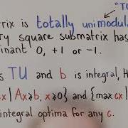 Totally Unimodular Matrices Look It Up