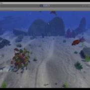 Unity Fish Simulation Showing Shoaling Behavior