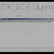 Excel Hello World Messege VBA Create Macro