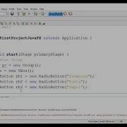 JavaFX Tutorial 08 RadioButton GUI