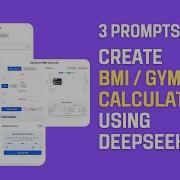 How To Create BMI Calculator And Gym Set Rep App With React Typescript TailwindCSS Deepseek AI