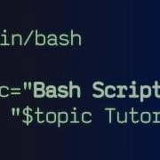 Bash Scripting Tutorial For Beginners