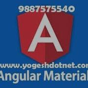 Angular Material Installation Angular 5 Tutorial Hindi