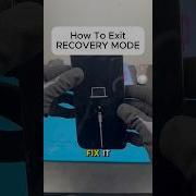 HOW TO EXIT IPHONE RECOVERY MODE