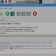How To Send Data On Firebase Using Raspberry Pi 3 In Python And Authorize The Database