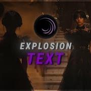 Explosion Text Tutorial On Alight Motion KID Am Alight Motion