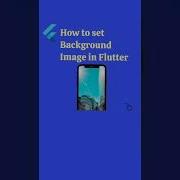 How To Set Background Image In Flutter Flutter Flutterwidgets Dart
