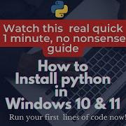 How To Install Python 3 On Windows 10 11 Shorts Pythonforbeginners Pythontutorial Python