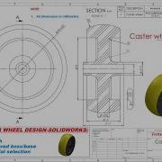 SolidWorks Caster Wheel Design It In 5 Minutes 06