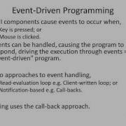 Event Handling Part 1 Introduction