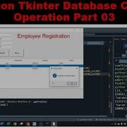 Python Project Using Tkinter With MySQL Database Part 03 MySQL 12
