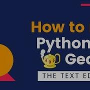 How To Run Python On Geany The Text Editor In Hindi Neeraj Sharma