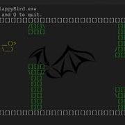ASCII Flappy Bird With C