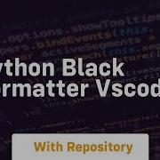 Python Black Formatter Vscode