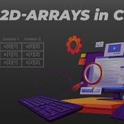 Two Dimensional 2D Arrays In C Programming
