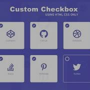 Custom Checkbox CSS Styling Checkbox Pure CSS Tutorial