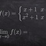 How To Evaluate The Limit Of A Piecewise Function