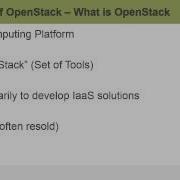 OpenStack Fundamentals Overview Of OpenStack