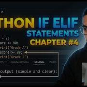 Python Live Stream Chapter 4 If Eilf Else Statements Free Course PCEP Certified Entry Level