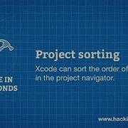 Xcode In 20 Seconds Project Sorting