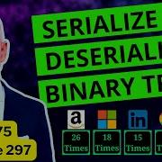 Serialize And Deserialize Binary Tree 297 Tree Technical Interview Google Apple Amazon Meta