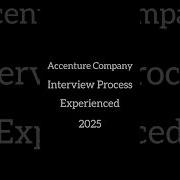 Accenture Interview Process For Experienced 2025 Interview Interviews Accenture