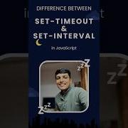 Difference Between Set Timeout And Set Interval In JavaScript Shorts Viralshorts