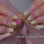 Balletcore Nails Using Builder Gel Dual Forms W Timestamps