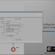 Calling Screen Flow From Quick Action