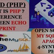 Lecture 13 DWPD What Is PHP APACHE MYSQL SYNTAX OPEN SOURCE ECHO FUNCTION By Mv Learning Point