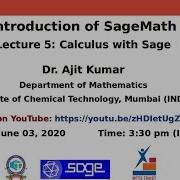 SageMath Lecture 5