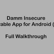 Damn Insecure And Vulnerable App For Android DIVA Full Walkthrough 55