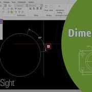Create Angular Dimension For A Circle At Angle From Toolbar
