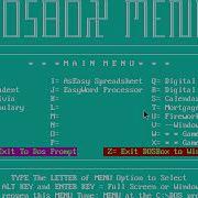 3 In 1 DOSBox Batch File Menu