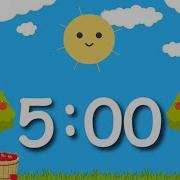 Apple Themed 5 Minute Timer With Music For Kids