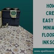 HOW TO CREATE A DOLLHOUSE MINIATURE TILED EFFECT FLOOR IN INKSCAPE TUTORIAL