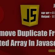 Remove Duplicate From Nested Array In Javascript Javascript Javascript Tutorial Es6 Course