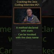 What Is A Static Method Cracking The Java Coding Interview